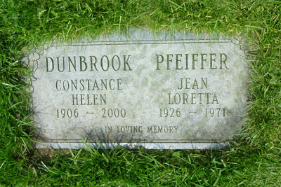 [Headstone - Jean Loretta Pfeiffer]
